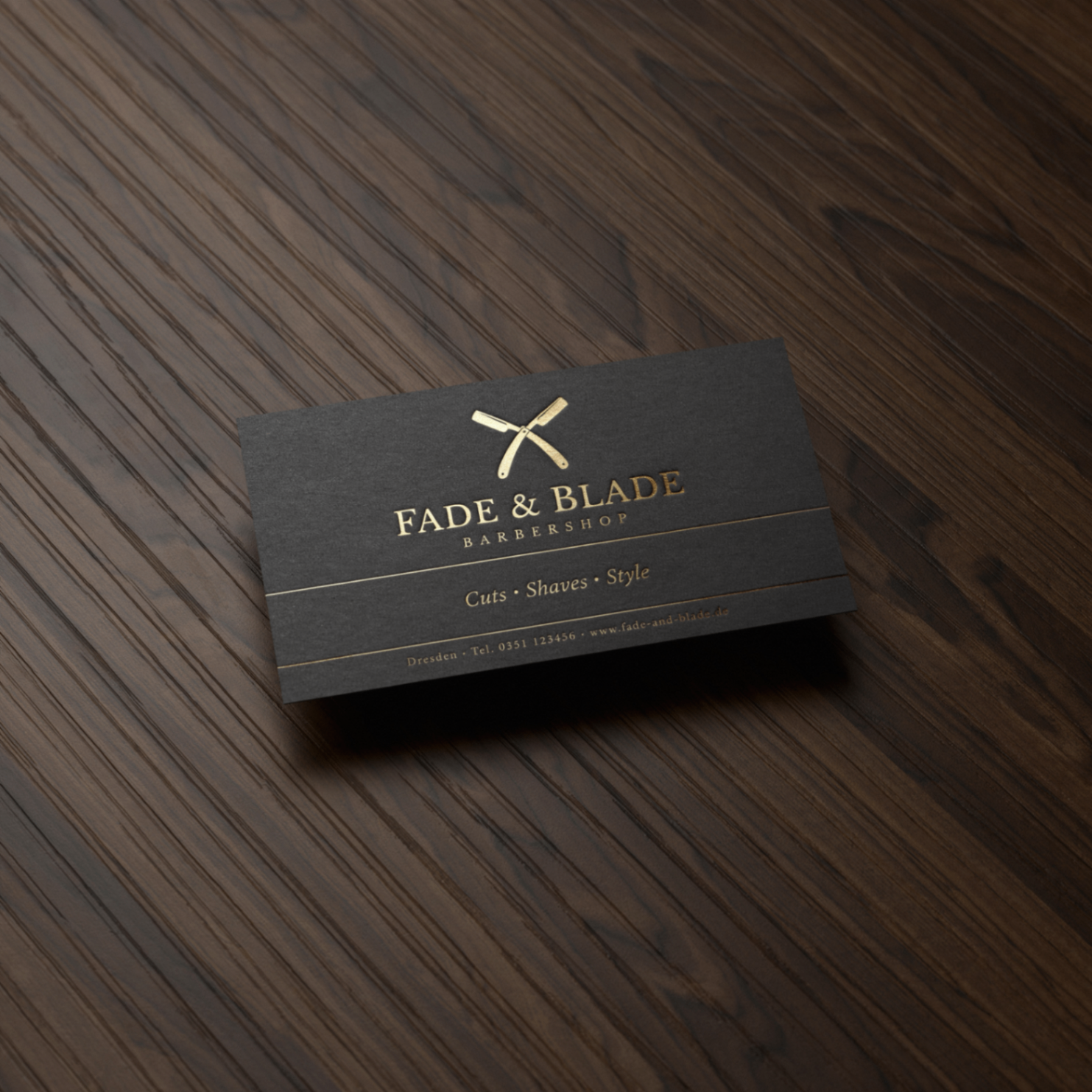 Visitenkarte · Fade & Blade Barbershop